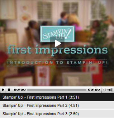 Stampin Up Demonstrator Video Tutorial about Stampin Up