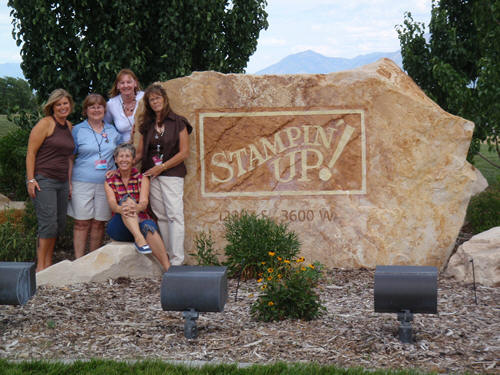 Stampin Up Rock logo at the home office