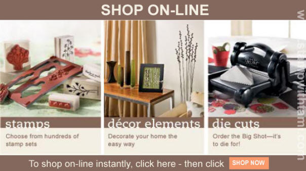 To order stampin up online click here