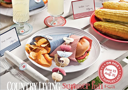 Stampin' Up Country Living summer party Kit
