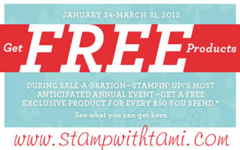 Stampin Up Sale a Bration Tami White