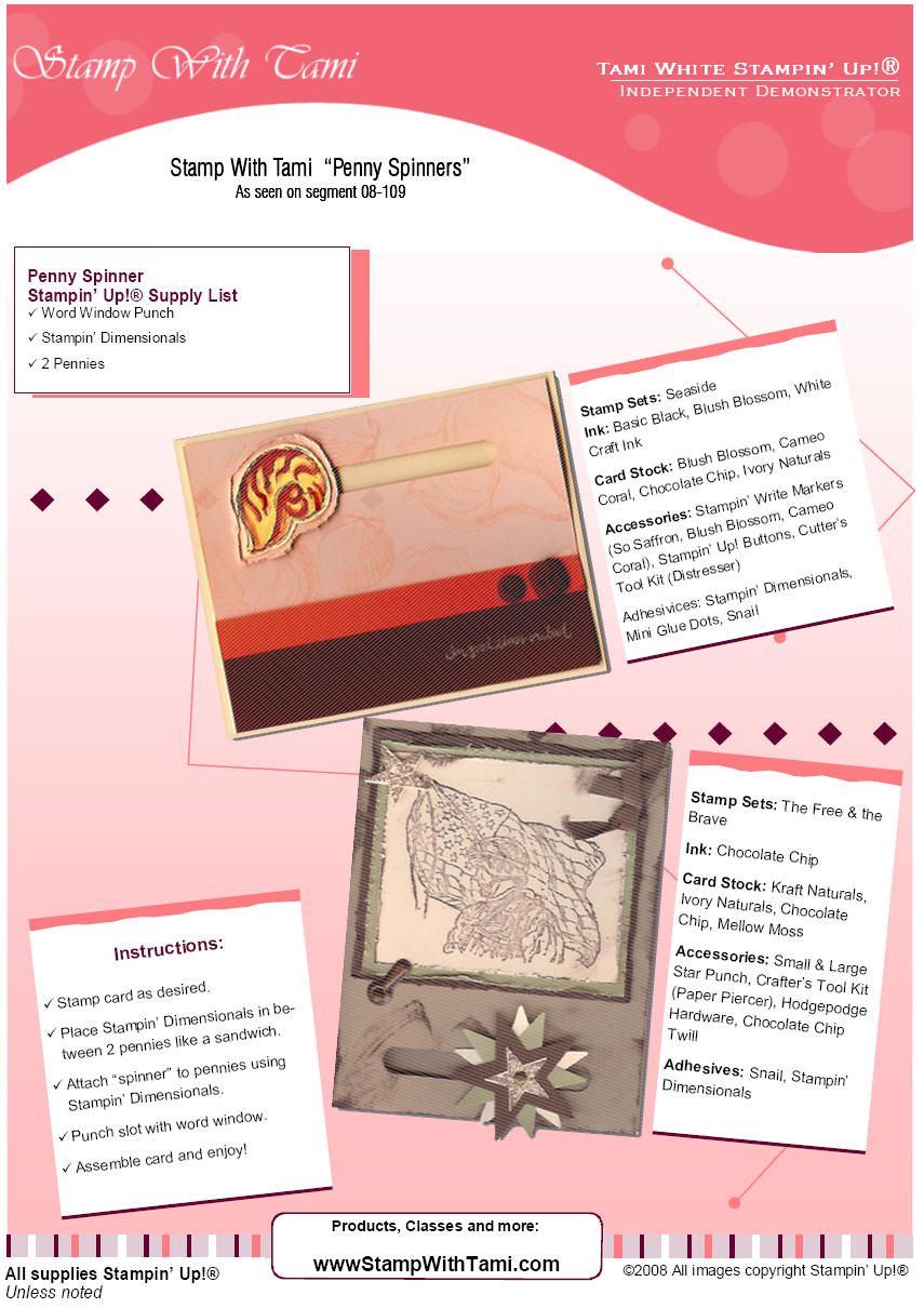 Penny spiner Project Sheet